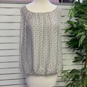 Piazza Roma Gray Sleeveless pull over blouse